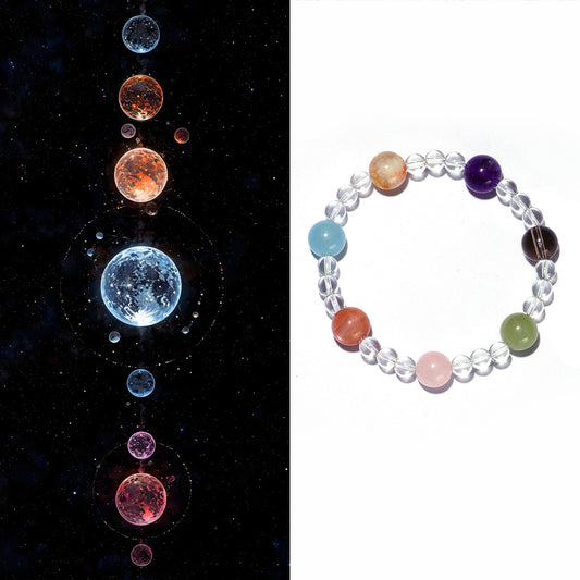 Energy Crystal Natural White Crystal Bracelet Duobao Amethyst Pink Crystal Strawberry Crystal Premium Bracelet